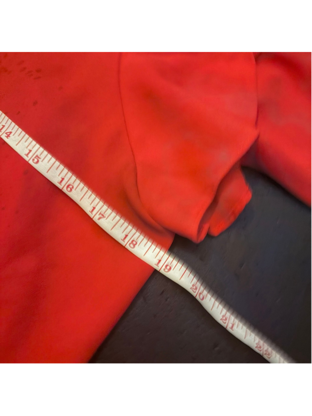 Nichii Red Cold Shoulder Ruffle Top (Large) - Picture 4 of 4